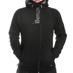Ossie Zip Thur Hoody - Black