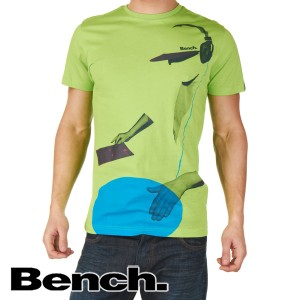 T-Shirts - Bench Shadow Dj T-Shirt - Green