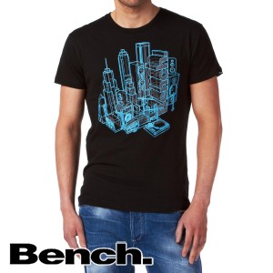 Bench T-Shirts - Bench Xray City T-Shirt - Black
