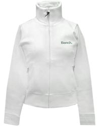 Bench White Core Track Top