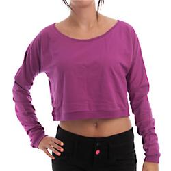 bench Womens Cropped Sweater - Vivid Viola
