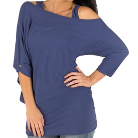 Bench Womens Sleeping Lions T-Shirt Blue