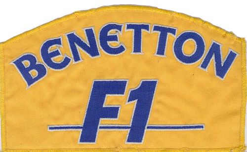 F1 Patch Yellow (18cm x 11cm)