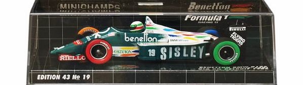 Benetton Ford 1:43 Scale B186 T.Fabi Detroit USA GP 1986