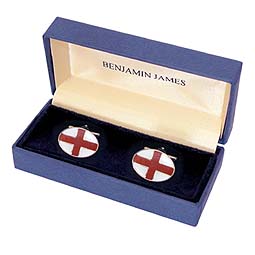 Benjamin James Cross of St George Cufflinks