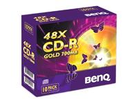BenQ CDR 80MIN 700MB 48X 10PK JEWELCASE