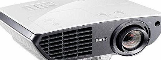 BenQ W3000 1080p Full HD Rec 709 Home Projector, Short Throw (100 inch at 2.5 m) Side Projection, H/V Lens Shift, Built-in 10 W Speakers x 2, 27 dB Low Noise, HDMI x 2, MHL and Optional Wireless Kit