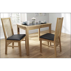 Bentley Atlantis 2 Seater Dining Table & 2 Small