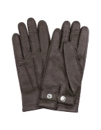 Dents Bark Peccary Leather Gloves