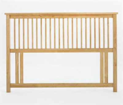 Bentley Designs Atlantis Natural Small Double (4) Headboard
