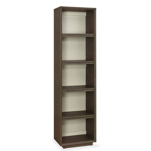 Bentley Designs City Weathered Oak and Grey Narrow Bookcase