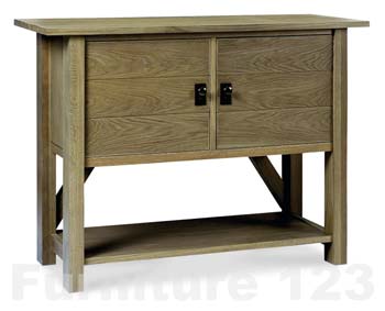 Clearance - Coniston Smoky Oak Small Sideboard