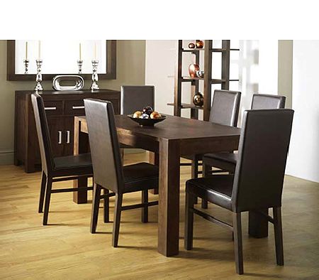 Clearance - Lyon Walnut Rectangular Dining Table
