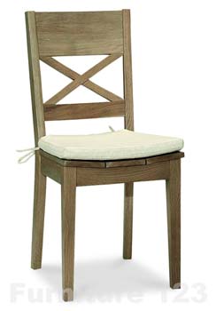 Bentley Designs Coniston Smoky Oak Dining Chairs (pair)