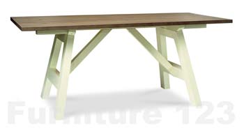 Coniston Two Tone 6 Seater Dining Table