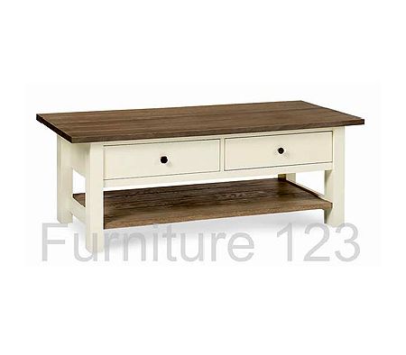 Bentley Designs Coniston Two Tone Coffee Table - WHILE STOCKS