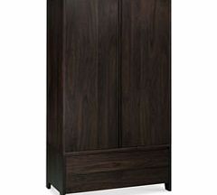 Bentley Designs Domino Wardrobe - Walnut