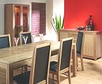 Designs Montana Dining Set with 6 Framed