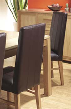 Bentley Designs Montana Leather Dining Chairs (pair)
