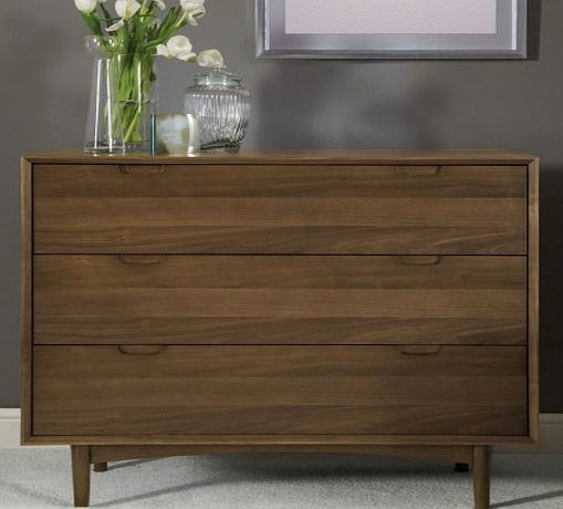 Bentley Designs Orbit Wide 3 Drawer Chest in