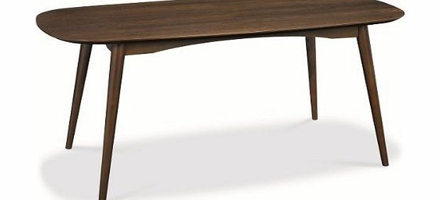 Bentley Designs Oslo Walnut 6 Seater Dining Table