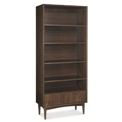 low wide bookcase