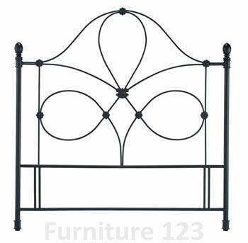 Bentley Designs Sofia Headboard in Black - WHILE STOCKS LAST!
