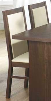 Tetro Dining Chairs (pair) in Walnut