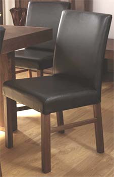 Tokyo Brown Leather Dining Chairs (pair)