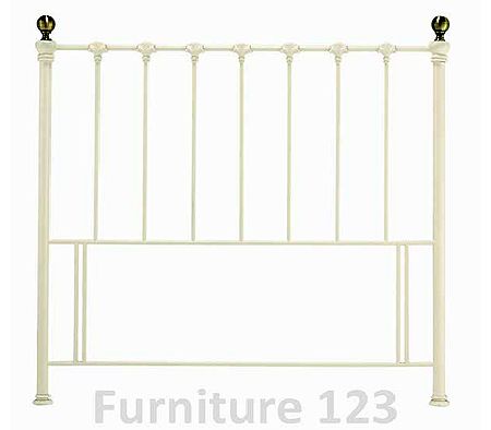 Bentley Designs Victoriana Double Headboard in Antique White and