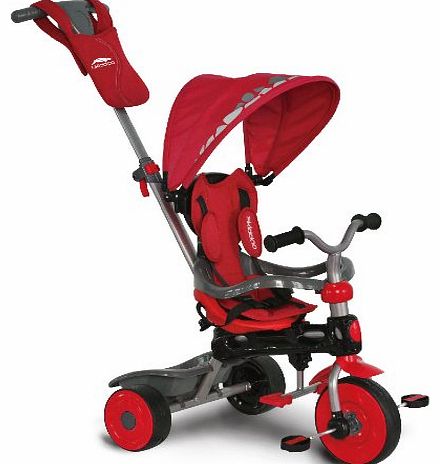  DELUXE RED 3 IN 1 PEDAL TRIKE - ALSO AVAILABLE IN PURPLE, GREEN AND BLUE