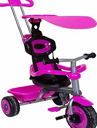 Bentley Kids PINK CHILDRENS/GIRLS 3 IN 1 TRIKE WITH CANOPY 