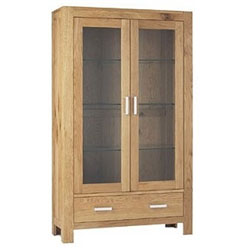 Bentley Lyon Oak Double Display Unit