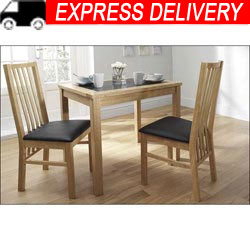 Bentley Stock - Atlantis 2 Seater Dining Table & 2