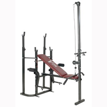 BENY 05LFSPT WEIGHT BENCH with Leg Unit, Pec Dec, Squat Rack
