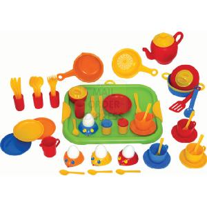 Berchet Gowi Tea Dinner Cook Set On Tray