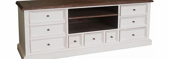 Bergere Painted Wide Screen TV Unit - Up to 70``