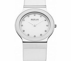 Bering Time Ladies Ceramic White Watch
