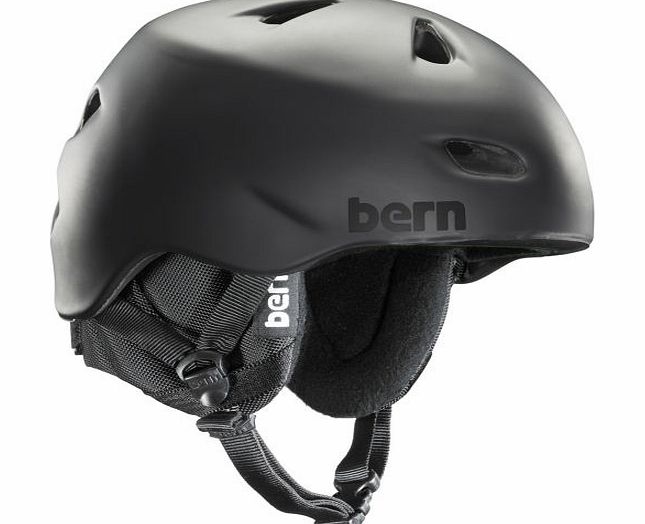 Bern Mens Bern Brentwood Snow Helmet - Matte Black