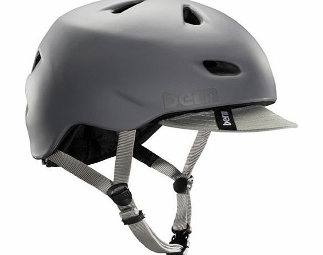 Bern Mens Bern Brentwood Zipmold Helmet - Matte Grey