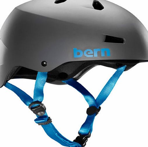 Bern Mens Bern Macon EPS Helmet - Matte Grey