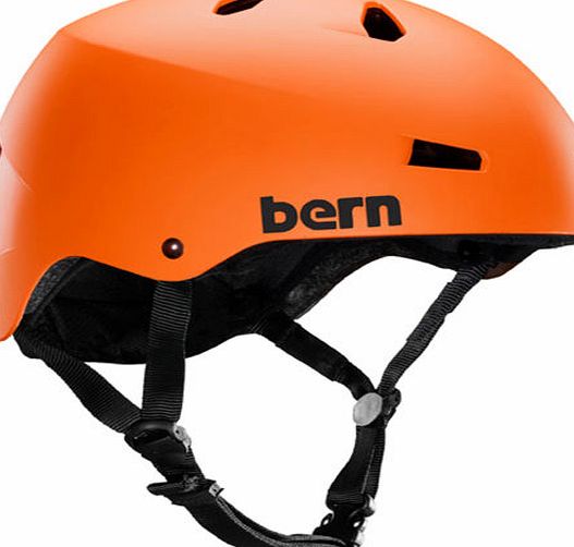 Bern Mens Bern Macon EPS Helmet - Matte Orange