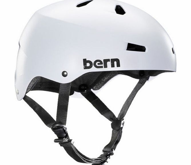 Bern Mens Bern Macon H2O Helmet - Satin White