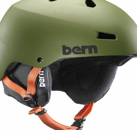 Bern Mens Bern Macon Helmet - Olive Green