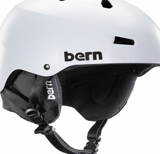 Bern Mens Bern Macon Helmet - Satin White