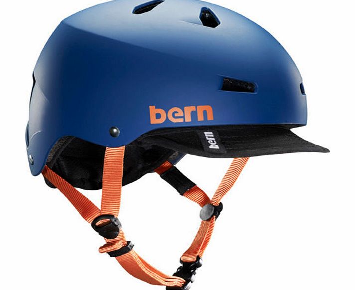 Bern Mens Bern Macon Thinshell Helmet - Matte Navy