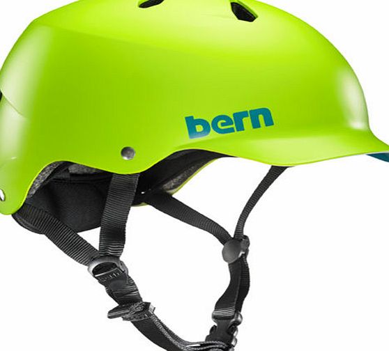 Bern Mens Bern Watts Eps Helmet - Matte Neon Green