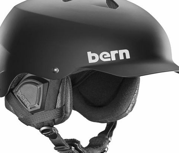 Bern Mens Bern Watts Premium Helmet - Matte Black