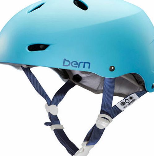 Bern Womens Bern Brighton EPS Helmet - Matte Bluebird