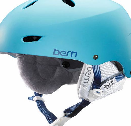 Bern Womens Bern Brighton Helmet - Matte Bluebird